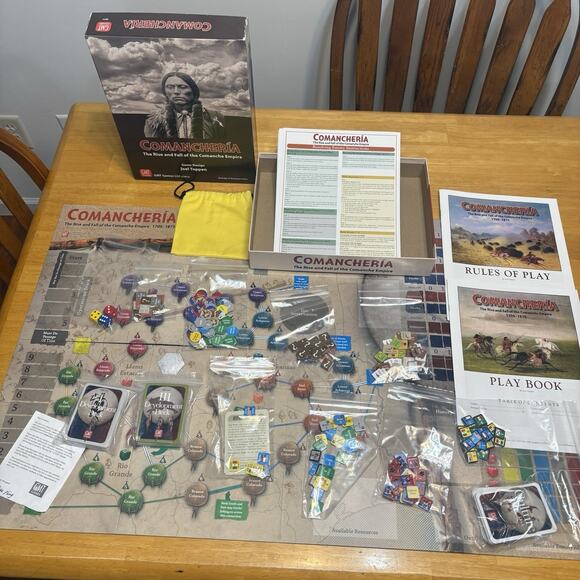 GMT Board Game Comancheria The Rise and Fall of the Comanche Empire Toppen‎ 2016 - Picture 1 of 16
